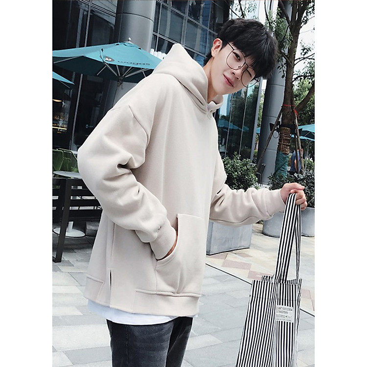 áo hoodie nam unisex from rộng BHD8