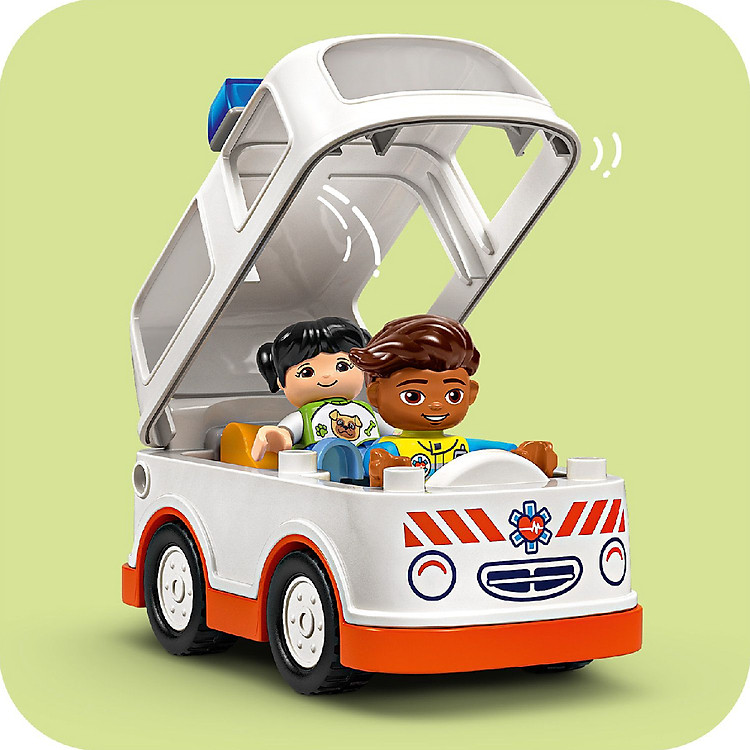 Mua Đồ Chơi Lắp Ráp Xe Cứu Thương LEGO Chính hãng Tiết kiệm - Hình ảnh 3