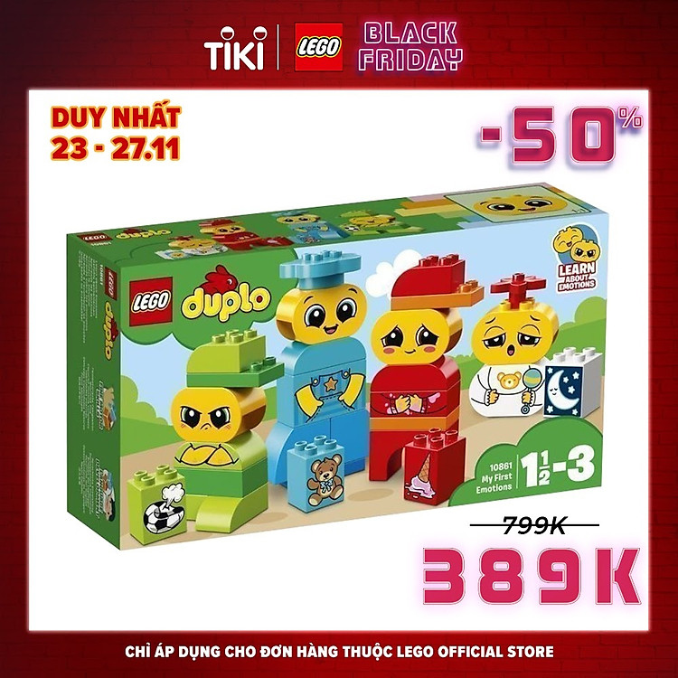 Mua Bộ Lắp Ráp Cảm Xúc LEGO DUPLO 10861 Chính hãng Giá rẻ - Hình ảnh 4