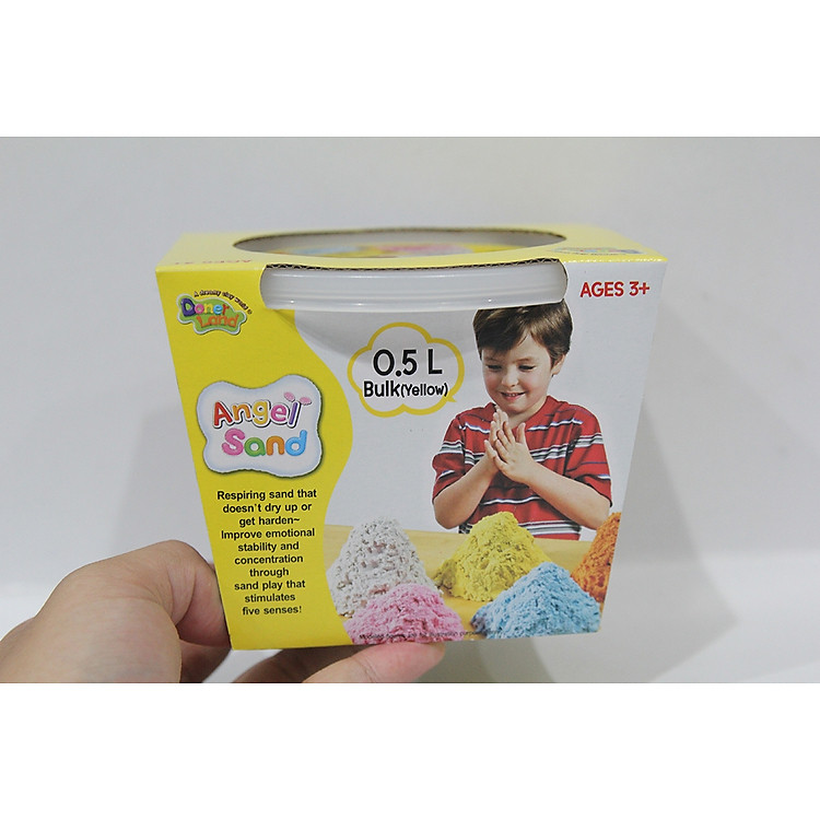 Tìm mua tại Avakids: Cát Động Lực 0.5L Vàng Donerland - Ngập tràn khuyến mãi