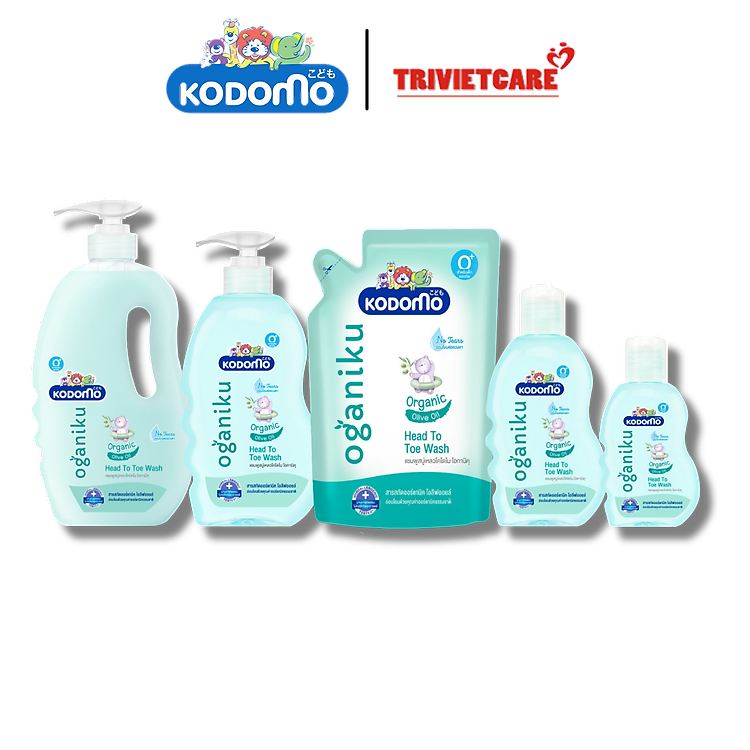 Dầu tắm gội Kodomo cho trẻ em Chính hãng Giá rẻ - Hình ảnh 3