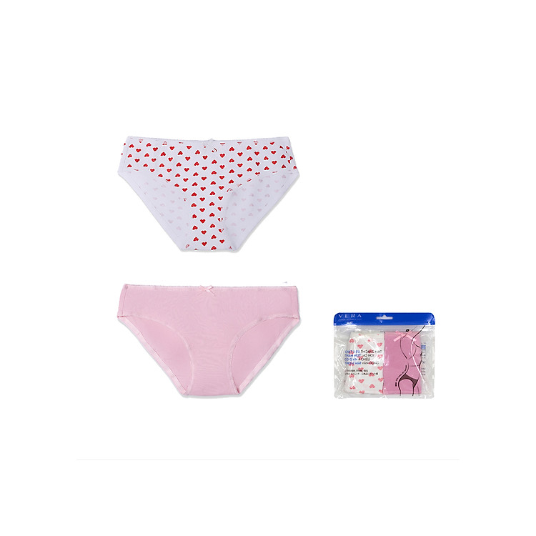 Combo 02 quần lót nữ cotton có họa tiết Vera