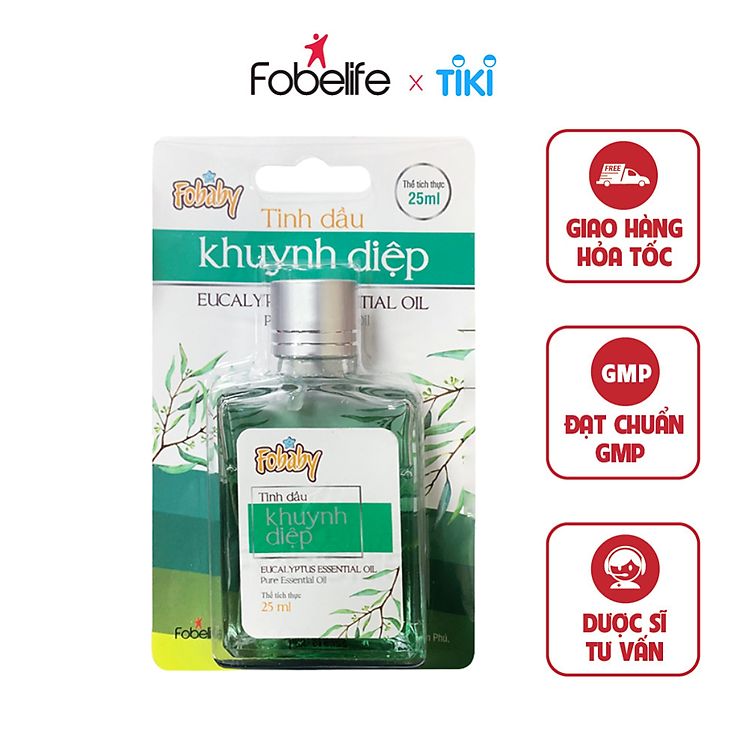 Tinh Dầu Khuynh Diệp FoBaby 25ml Chính hãng Giá tốt - Hình ảnh 3