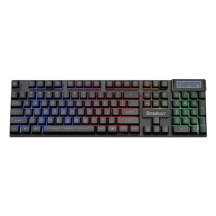 Bàn Phím LED Giả Cơ Chuyên Game Bosston 803 - Hàng Chính Hãng