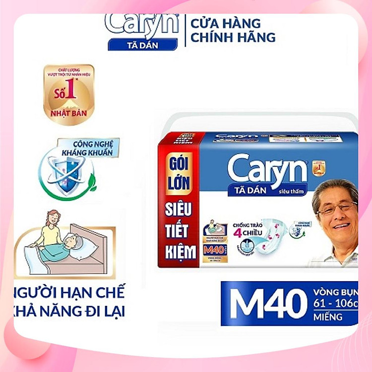 Mua Tã Dán Siêu Thấm Caryn M10 - 10 Miếng Chính hãng Tiết kiệm - Hình ảnh 5