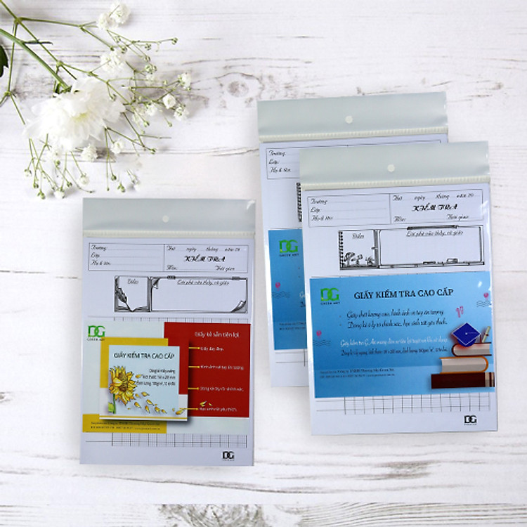 Giấy Kiểm Tra 4 Ô Ly (36 tờ)