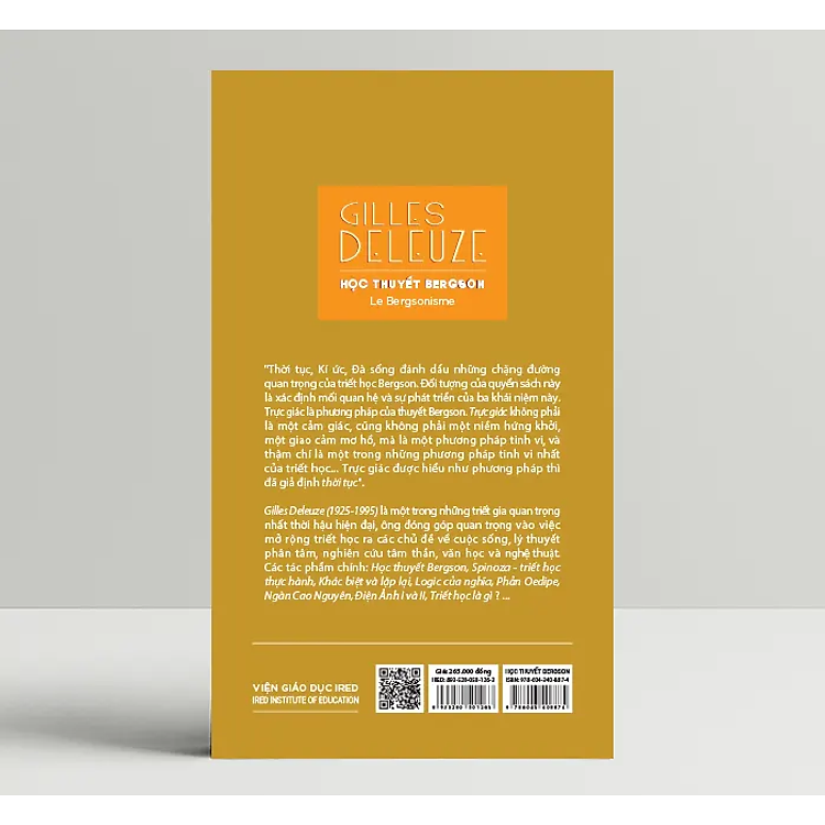Học Thuyết Bergson (Le Bergsonisme) - Gilles Deleuze - Ảnh 2