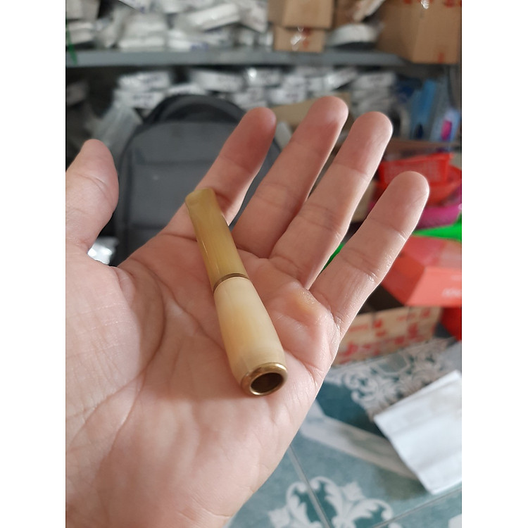 Tẩu Thuốc Nhựa Sừng Cao Cấp Kiêm Lọc Thuốc Bảo Vệ Sức Khỏe - Ảnh 6