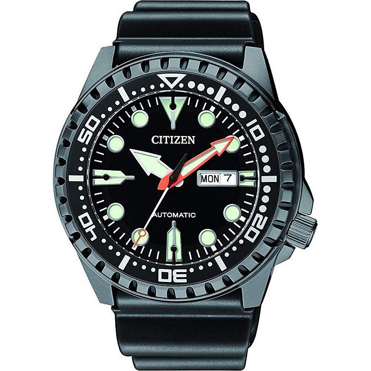 Đồng Hồ Nam Citizen Dây Cao Su NH8385-11E - Mặt Đen
