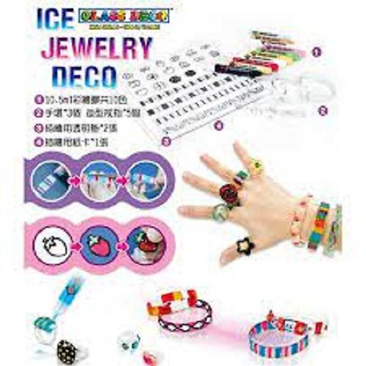 Bộ bút vẽ trang sức AMOS Glass Deco Ice Jewelry Kit GD10P10IJ - Ảnh 6