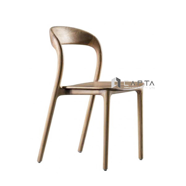 Ghế ăn gỗ sang trọng NEVA Nội thất Capta Ghế phòng ăn gỗ Ash sang trọng không tay lưng tựa cao