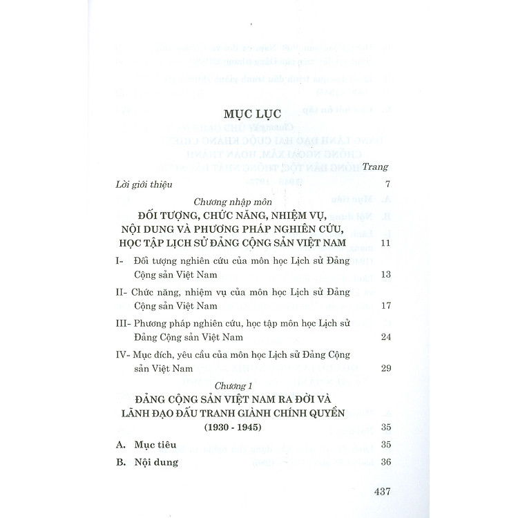 Giáo Trình Lịch Sử Đảng Cộng Sản Việt Nam (Dành Cho Bậc Đại Học Hệ Không Chuyên Lý Luận Chính Trị) - Ảnh 5
