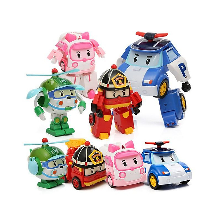 Đồ chơi biến hình đội xe cứu hộ ROBOCAR POLI - POLI VÀ NHỮNG NGƯỜI BẠN