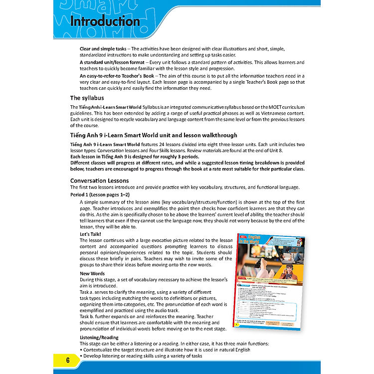Tiếng Anh 9 i-Learn Smart World - Teacher's book - Ảnh 6