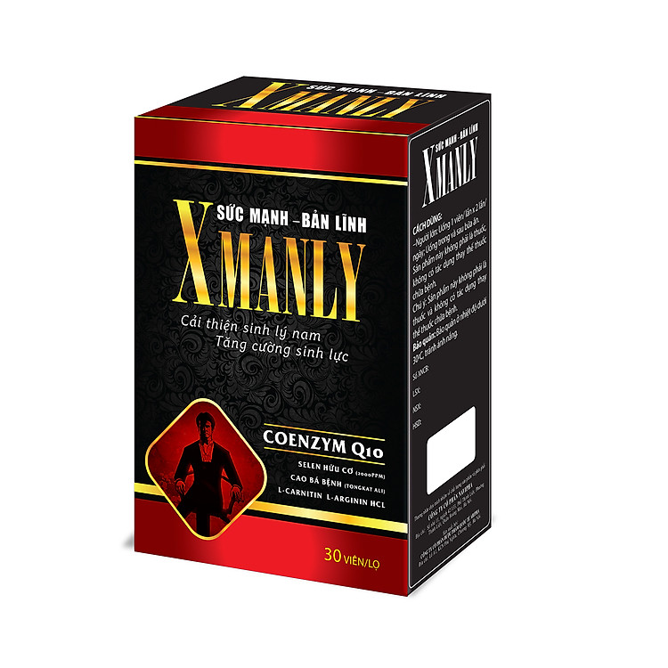 Thực phẩm chức năng Xmanly - Tăng cường testosteron nội sinh