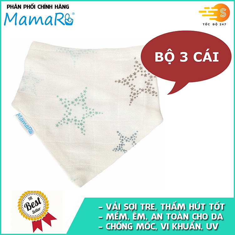 Bộ 3 yếm ăn vải sợi tre cho bé Chính hãng Giá rẻ