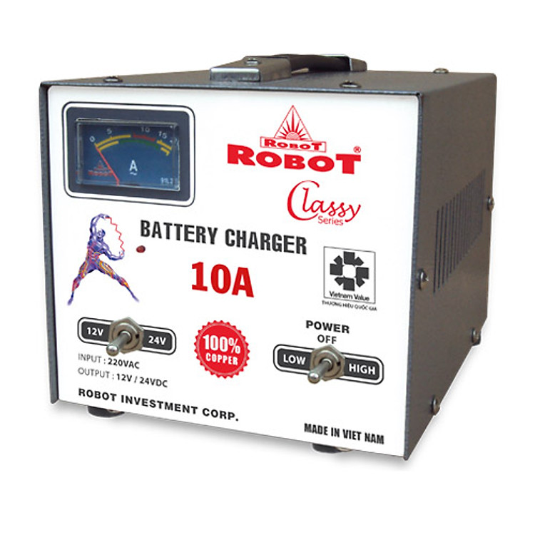 Sạc tăng giảm Robot Classy (Dây đồng) – Hàng chính hãng