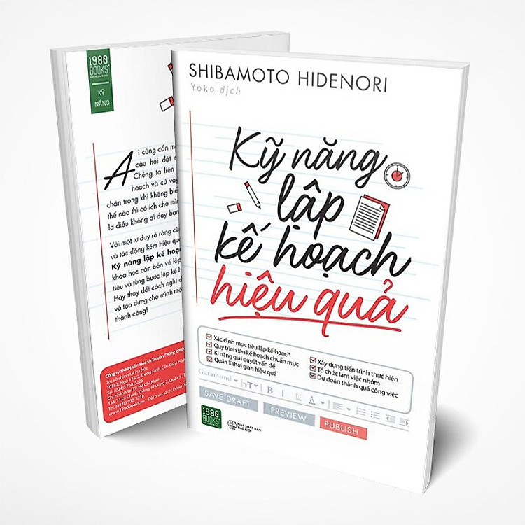 Kỹ Năng Lập Kế Hoạch Hiệu Quả (Tái Bản) - Ảnh 3