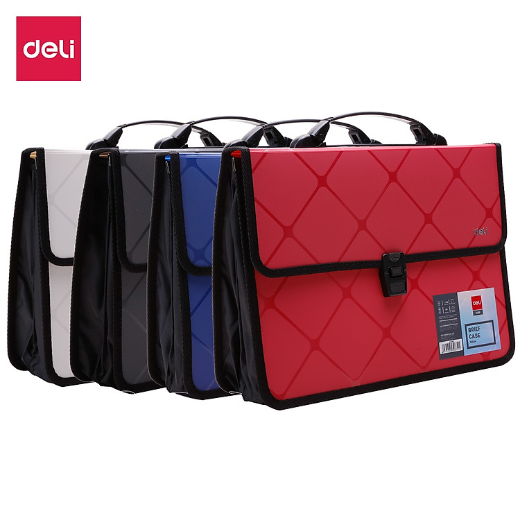 Cặp tài liệu A4 Deli (1 cái) - Ảnh 2