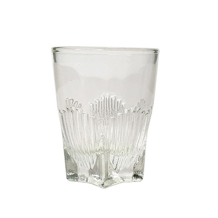 Bộ 12 Ly Thủy Tinh Uống Rượu, Uống Trà Đáy Ngôi Sao CAMDACO (30ML)