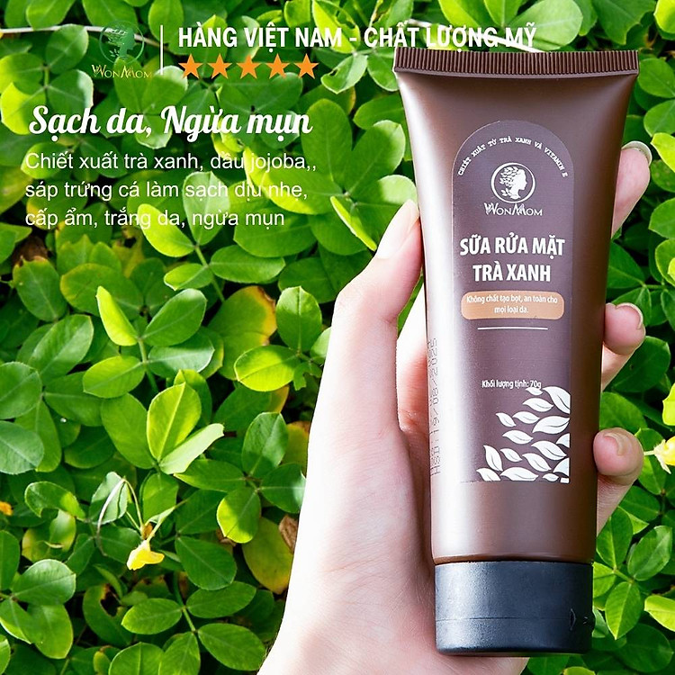 Sữa rửa mặt hữu cơ Wonmon 70g Chính hãng Ưu đãi - Hình ảnh 4
