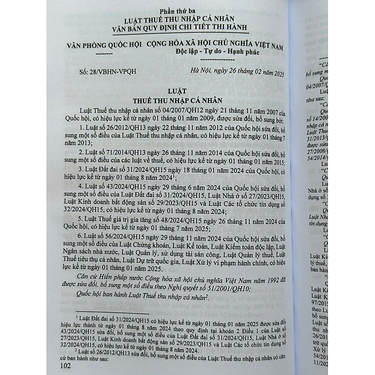 Luật Thuế - Thuế Giá Trị Gia Tăng, Thu Nhập Doanh Nghiệp, Thuế Thu Nhập Cá Nhân (V2619T) - Ảnh 6