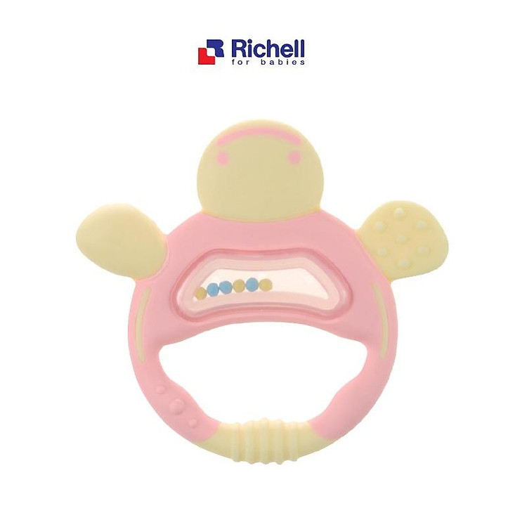 Gặm nướu tròn Richell Con rùa Chính hãng Giá tốt - Hình ảnh 2