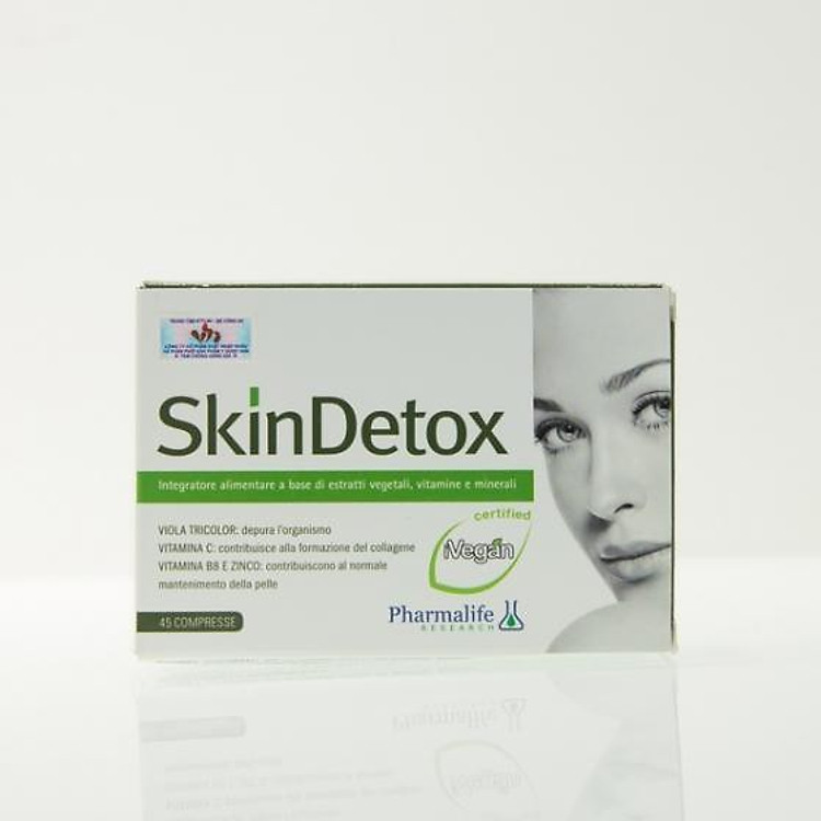 Pharmalife Viên uống thải độc, ngừa mụn SkinDetox 45 Viên