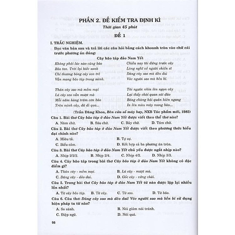 Ôn Tập - Kiểm Tra Nâng Cao Và Phát Triển Năng Lực Ngữ Văn 8 (Tập 1) - Ảnh 3