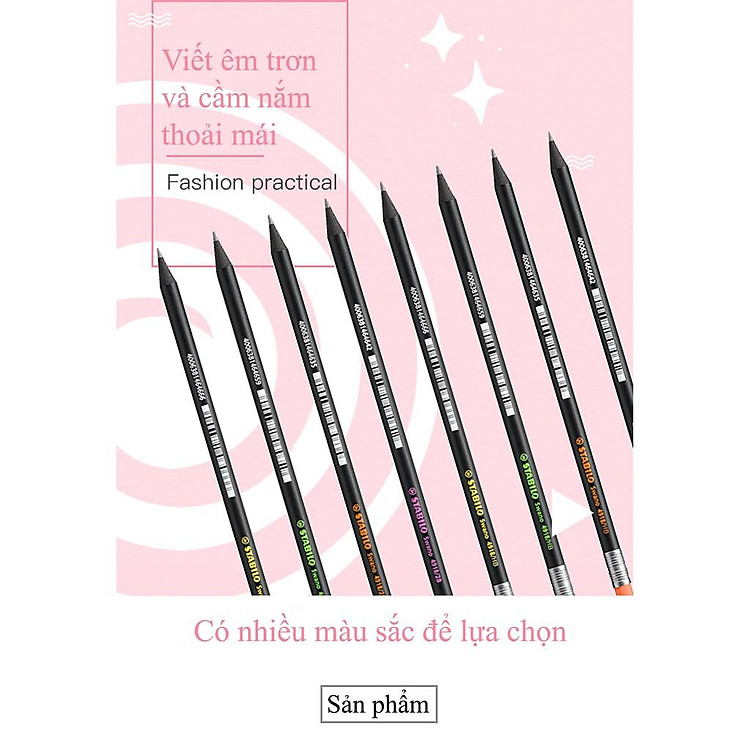 Bộ Bút Chì Gỗ STABILO Swano 2B (3 cây) - Ảnh 4