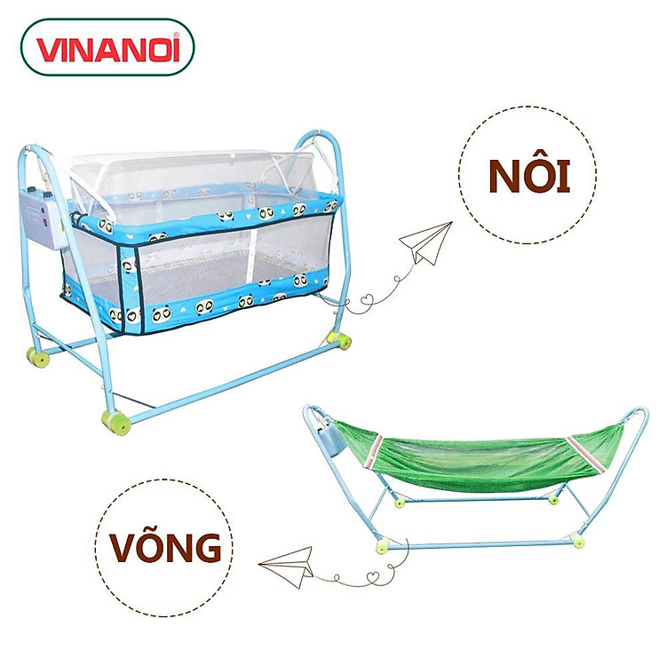 Chọn mua tại Shopee: Combo Nôi võng tự động Vinanoi NV20 mua giá tốt nhất tại Shop Mall
