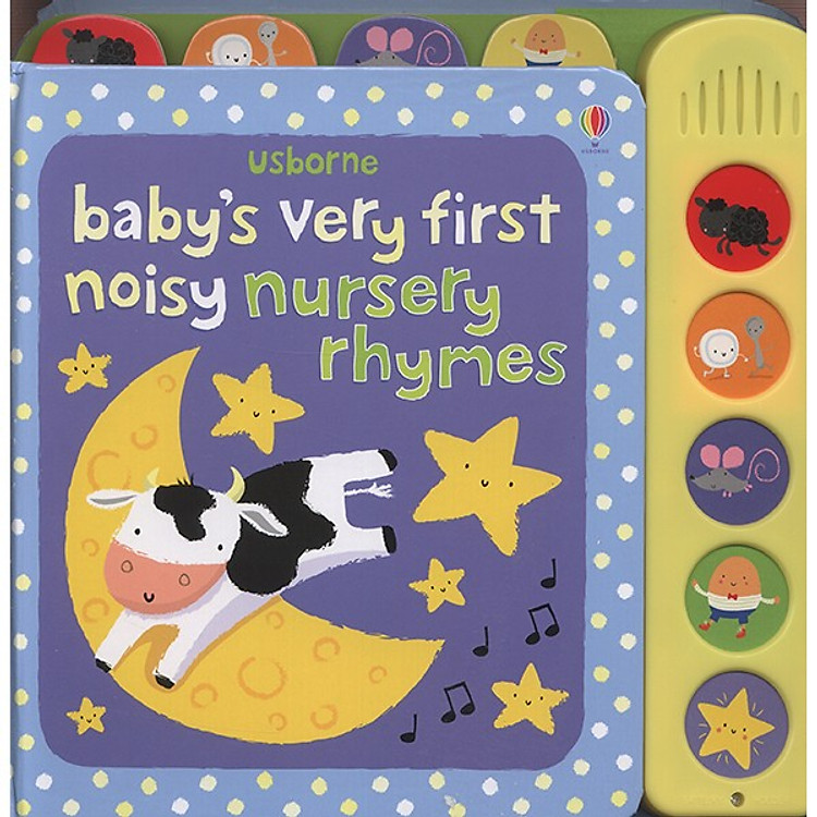 Sách Usborne Baby's very first noisy nursery rhymes