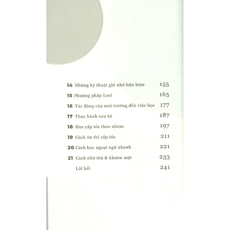 HỌC CẤP TỐC - Phương Pháp Học Nhanh - Nhớ Lâu Rèn Luyện Trí Nhớ Và Tư Duy Nhạy Bén - Ảnh 5