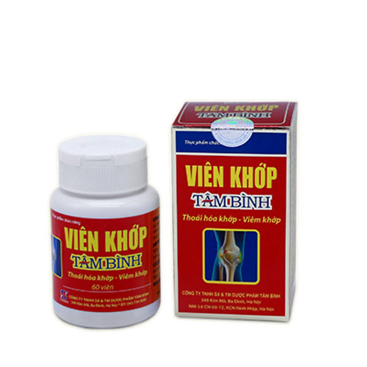 Thực Phẩm Bảo Vệ Sức Khoẻ VIÊN KHỚP TÂM BÌNH