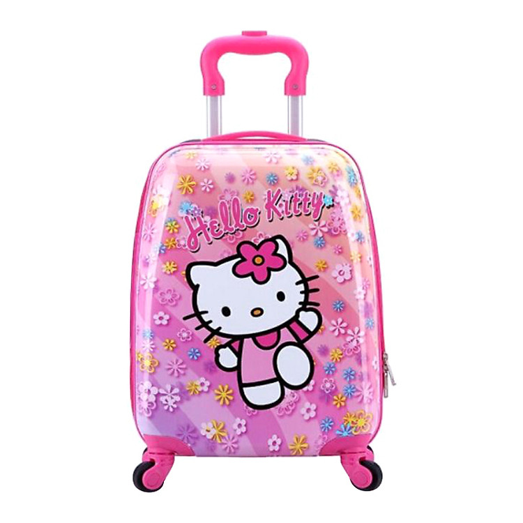 Vali kéo trẻ em Sesame size 18 inch- Kitty hoa- VLKKTH