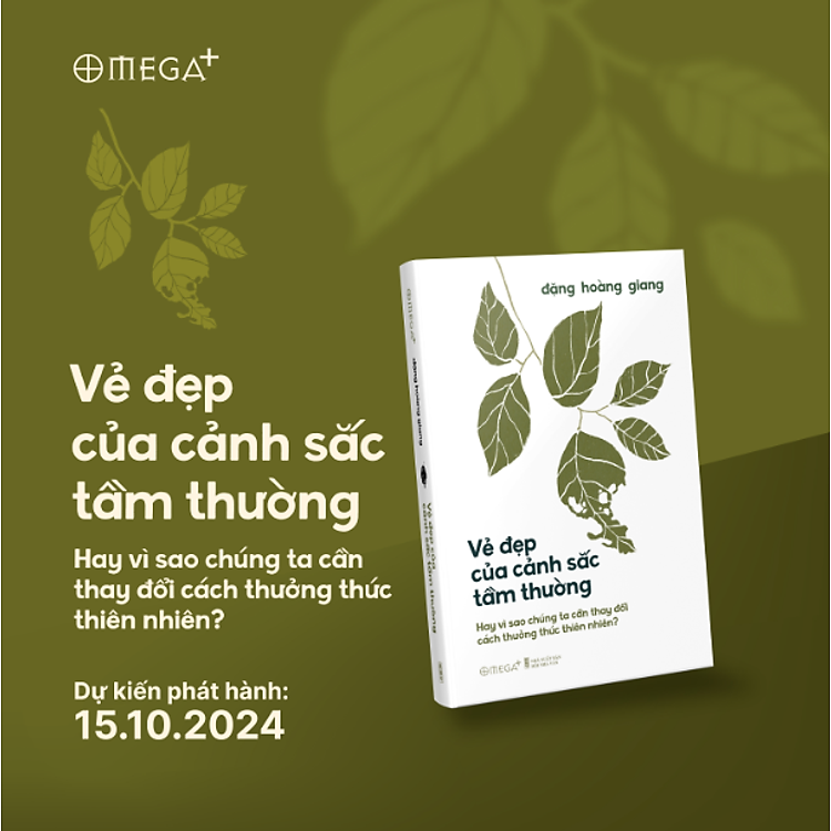 (Bìa cứng – chữ ký tác giả) VẺ ĐẸP CỦA CẢNH SẮC TẦM THƯỜNG - Đặng Hoàng Giang – Omega Plus