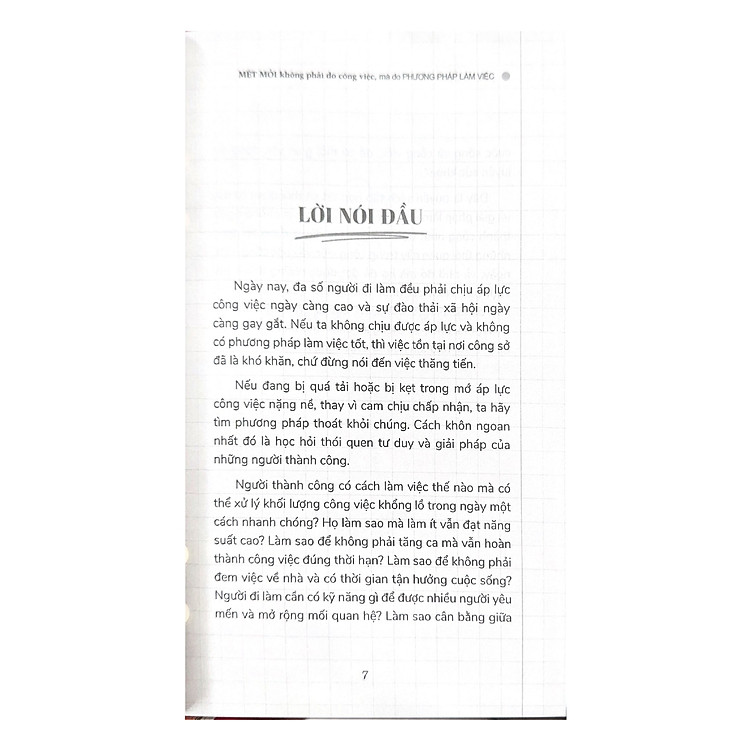 Mệt Mỏi Không Phải Do Công Việc Mà Do Phương Pháp Làm Việc - Ảnh 5