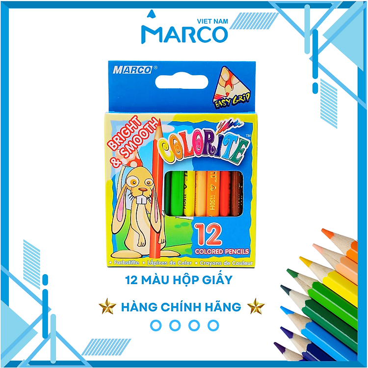 Hộp Bút Chì Màu Marco Colorite (12 màu) - Ảnh 3