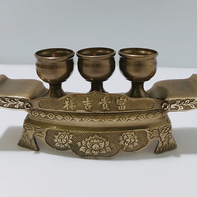 Bộ Khay Chén 3 Đồ Thờ Cúng