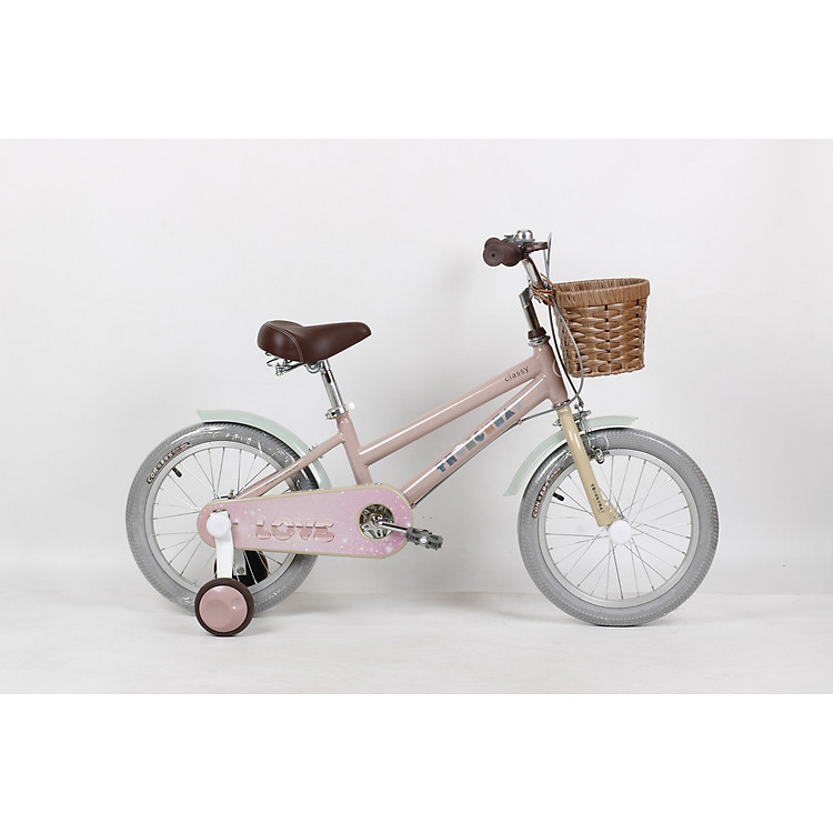Xe đạp Thống Nhất trẻ em Love 12/16 màu xanh, hồng