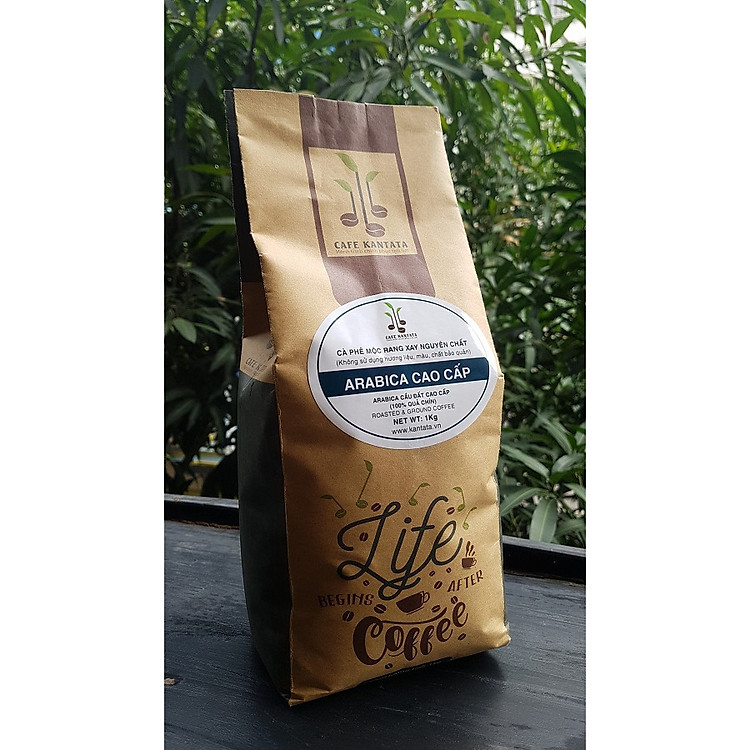 Cafe Arabica Cầu Đất Cao Cấp Kantata gói 1 kg