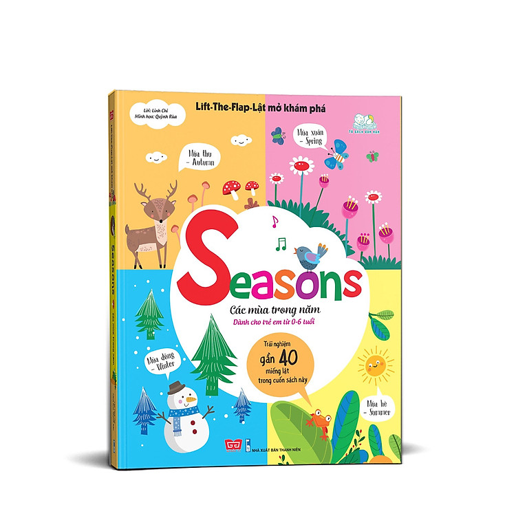 Sách Tương Tác - Lift The Flap - Lật Mở Khám Phá - Seasons - Các mùa trong năm