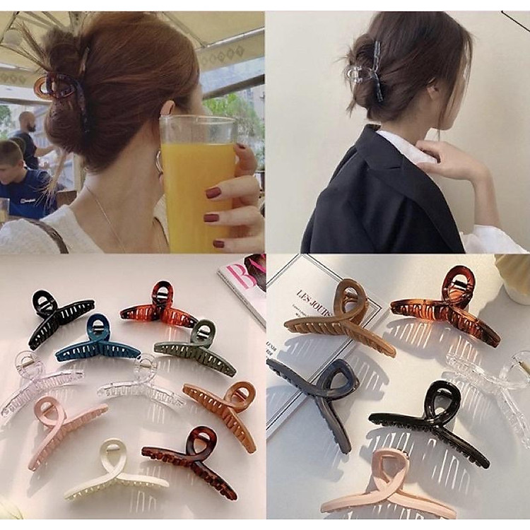 Kẹp càng cua size bự, kẹp hàm cá mập phong cách hàn quốc