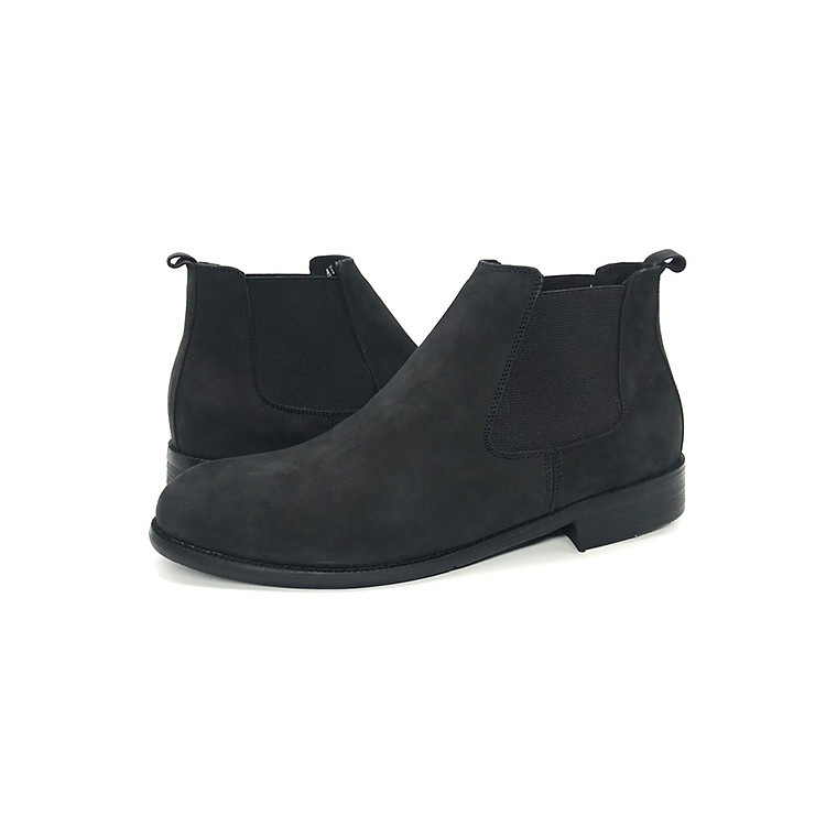 Giày Chelsae Boot da búc đen cao cấp