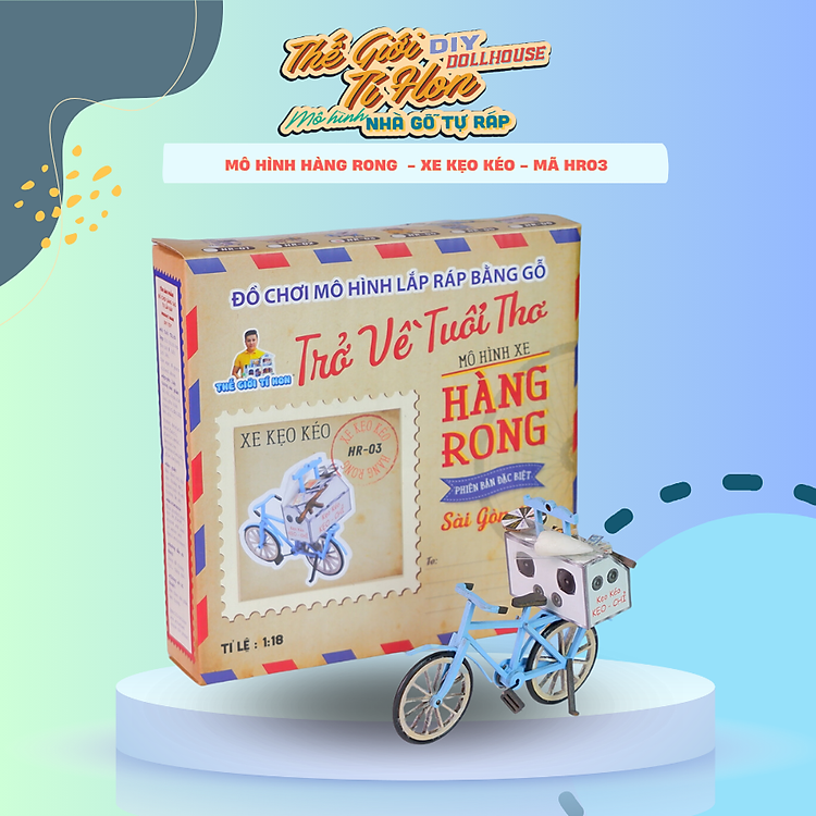 Mua tại MyKingdom: Mô Hình DIY Xe Hàng Rong Sài Gòn - Ngập tràn khuyến mãi