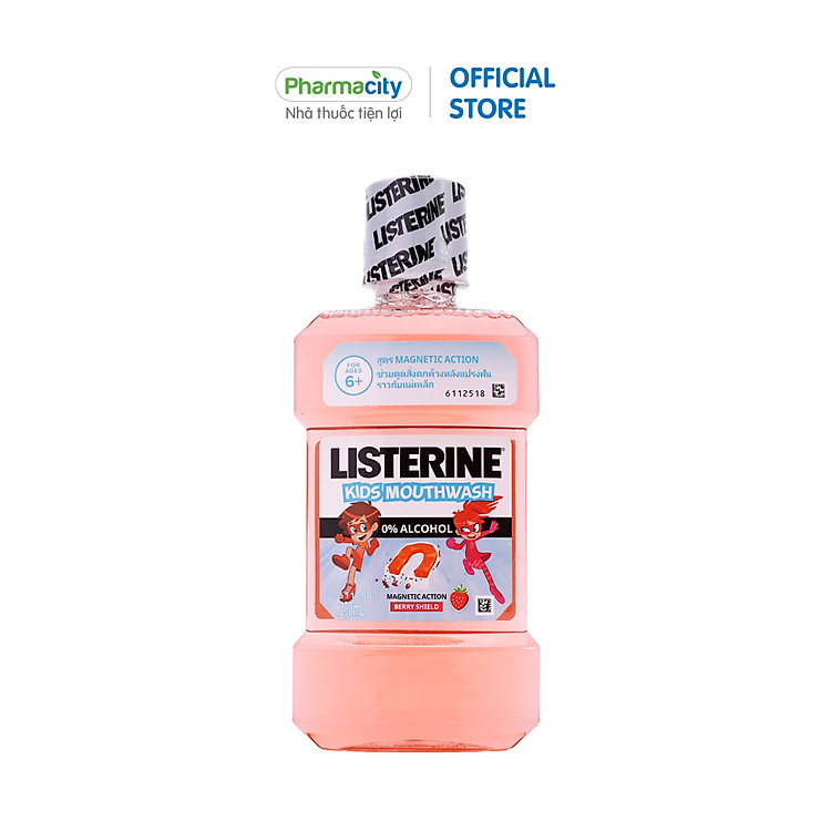 Nước súc miệng Listerine Kids 250ml Chính hãng Ưu đãi - Hình ảnh 5