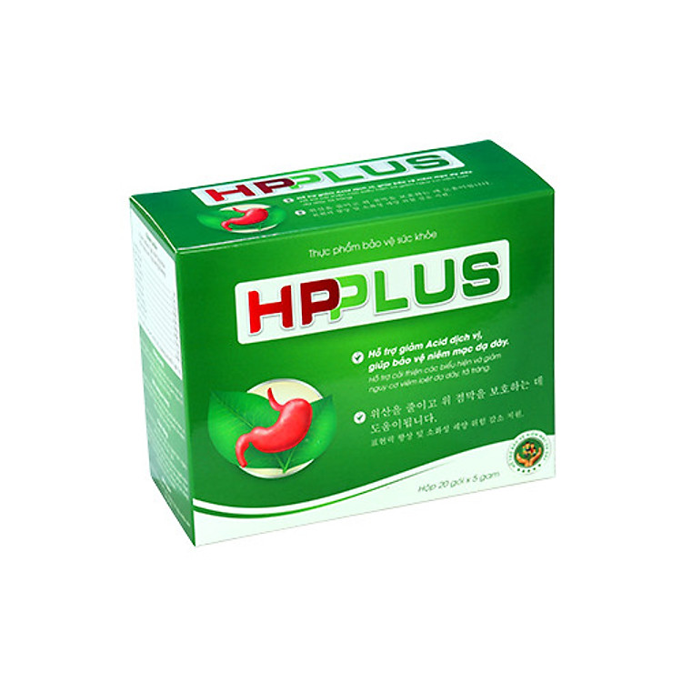 Dạ Dày HP PLus Giảm Ợ Chua, Nóng Rát, Đau Thượng Vị, Trào Ngược Dạ Dày Hiệu Quả (20 gói x 5g)