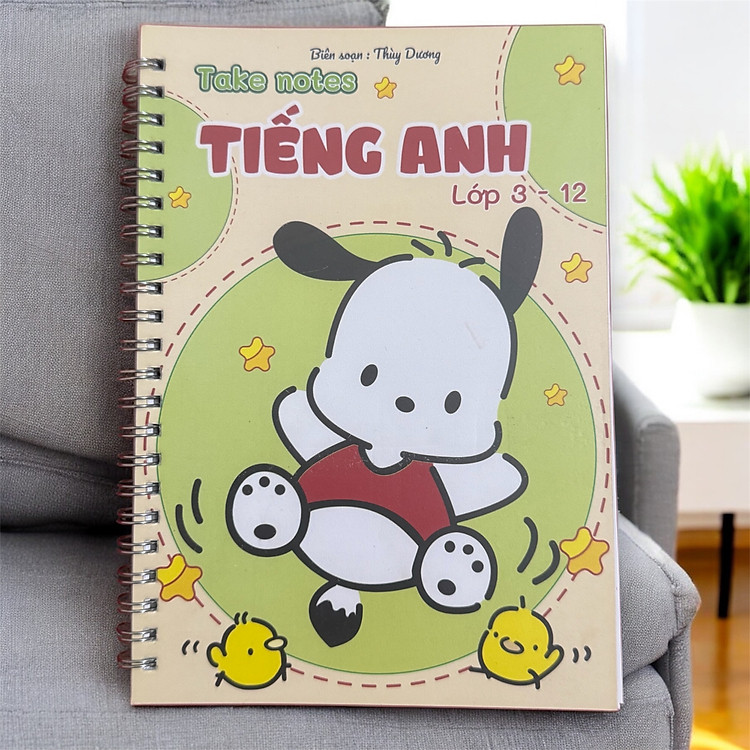 Sổ Giấy Lò Xo Take Note Tiếng Anh Lớp 3-12 (Phiên bản cập nhật Mới nhất 2025)