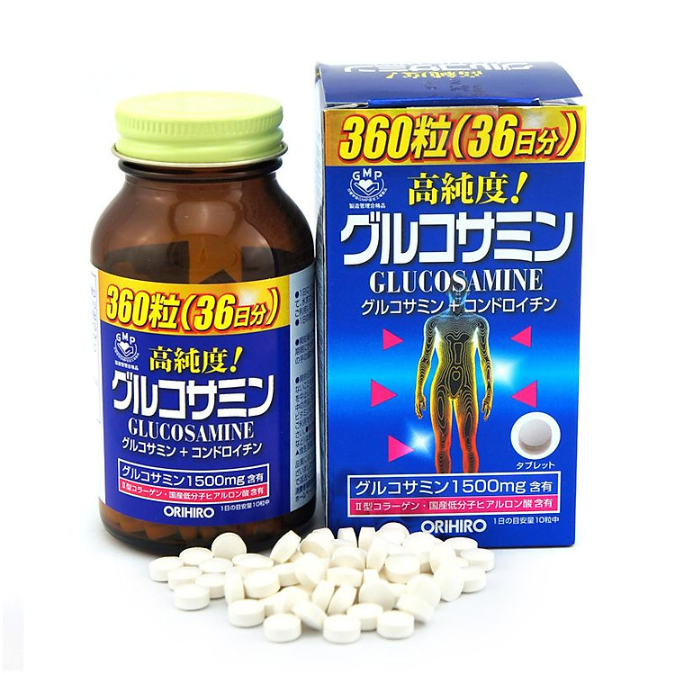 Viên uống bổ xương khớp Glucosamine Orihiro 360 Viên