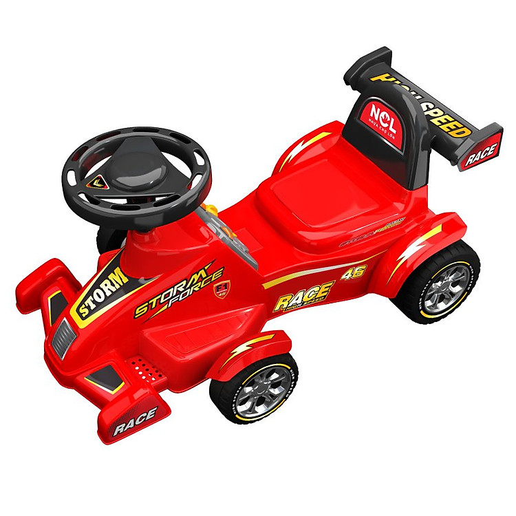 Xe Lắc Nhựa Chợ Lớn Xe đua Strorm (Không Nhạc) - M1770A-X3B - Giao màu ngẫu nhiên